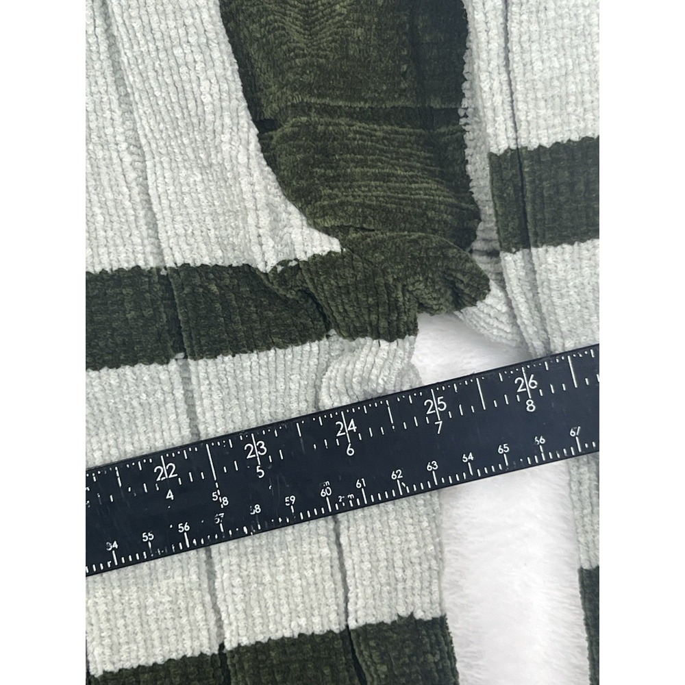Vintage 90s Southpole Knit Sweater Green Mens Sz 2XL Turtle Neck Y2K‎ Velour NWT - Picture 7 of 10